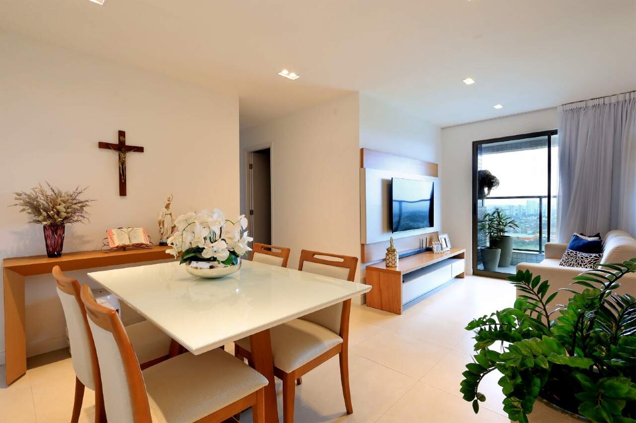 Apartamento 3 quartos ( 1 suíte ) para à venda em Caxangá - Recife - Parque das Palmeiras - CTI imobiliaria: Sala 2 embientes 