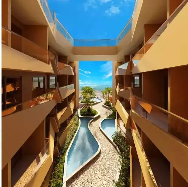 Apartamento 2 quartos ( 1 suíte ) para à venda em Praia de Tamandaré - Tamandaré - Mar dos Corais - CTI imobiliaria: Deck Térreo 