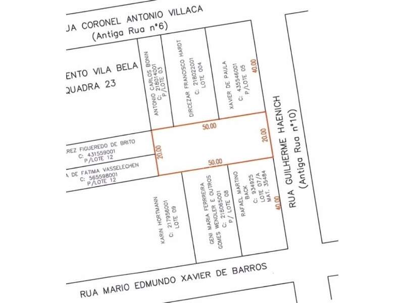 TERRENO à venda no VILA BELA: 