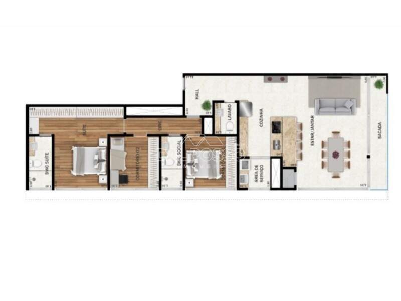 APARTAMENTO à venda no CIDADE DOS LAGOS: 