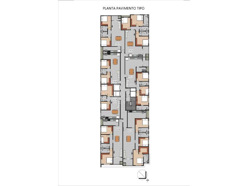 APARTAMENTO à venda no Santa Cruz: 