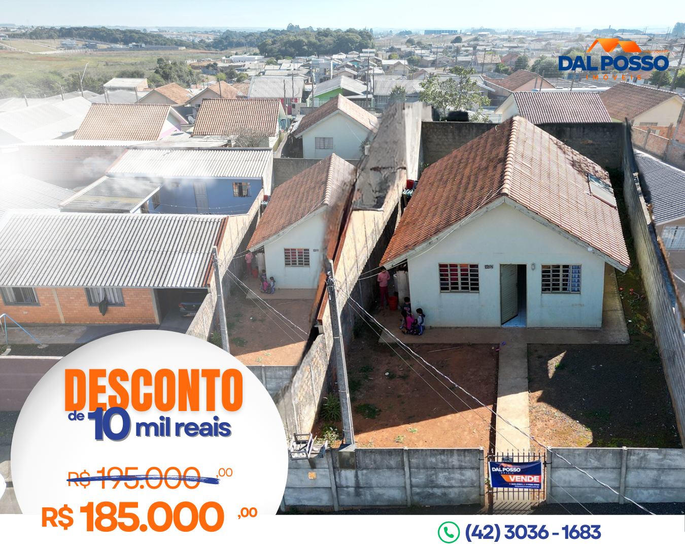 CASA à venda no RESIDENCIAL 2000: 