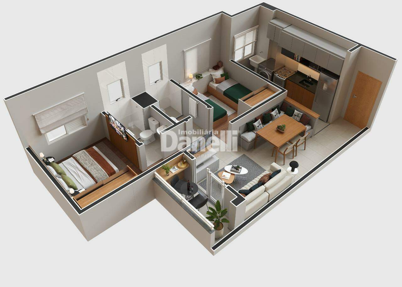 Apartamento à venda no Jardim Gurilândia: 