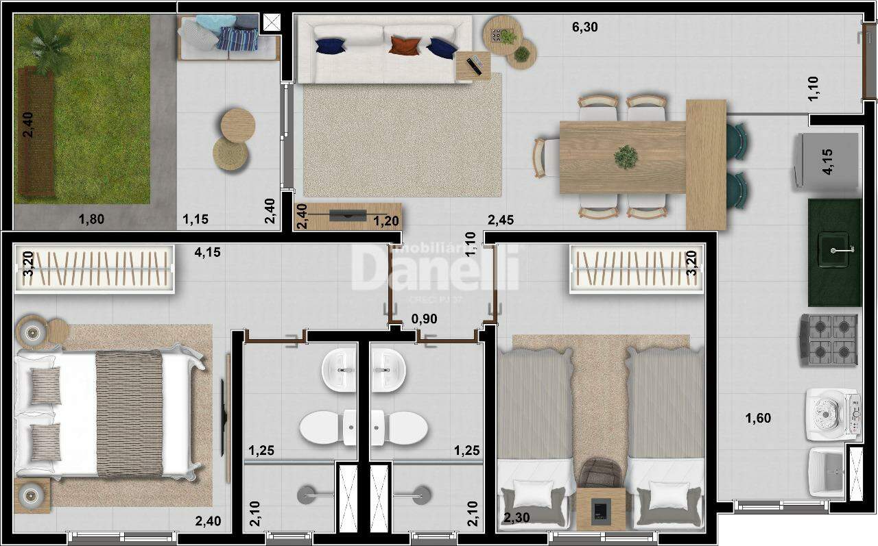 Apartamento à venda no Jardim Gurilândia: 