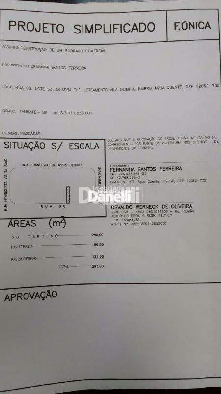 Ponto Comercial à venda no Loteamento Vila Olímpia: 