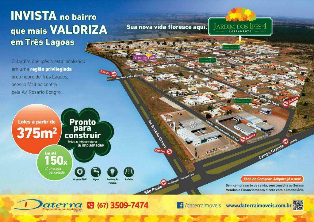 Terreno à venda no Ipê: 