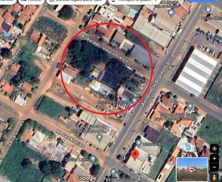 Terreno para aluguel no Santos Dumont: 
