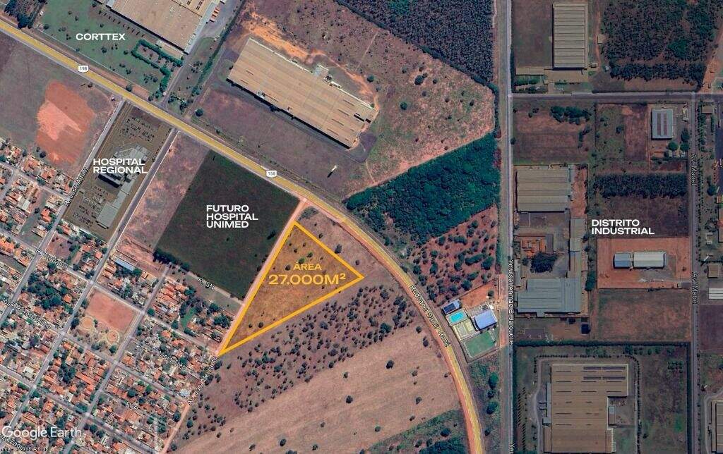 Área à venda no Jardim Alvorada: 