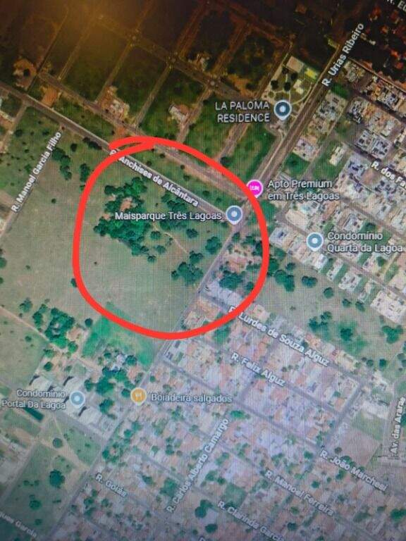 Área à venda no Alto da Boa Vista: 