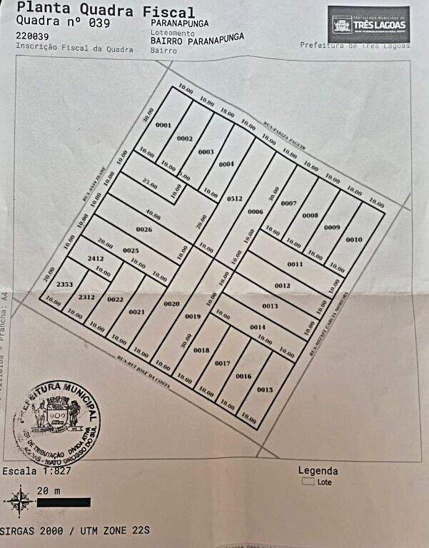Terreno à venda no Jardim Paranapunga: 