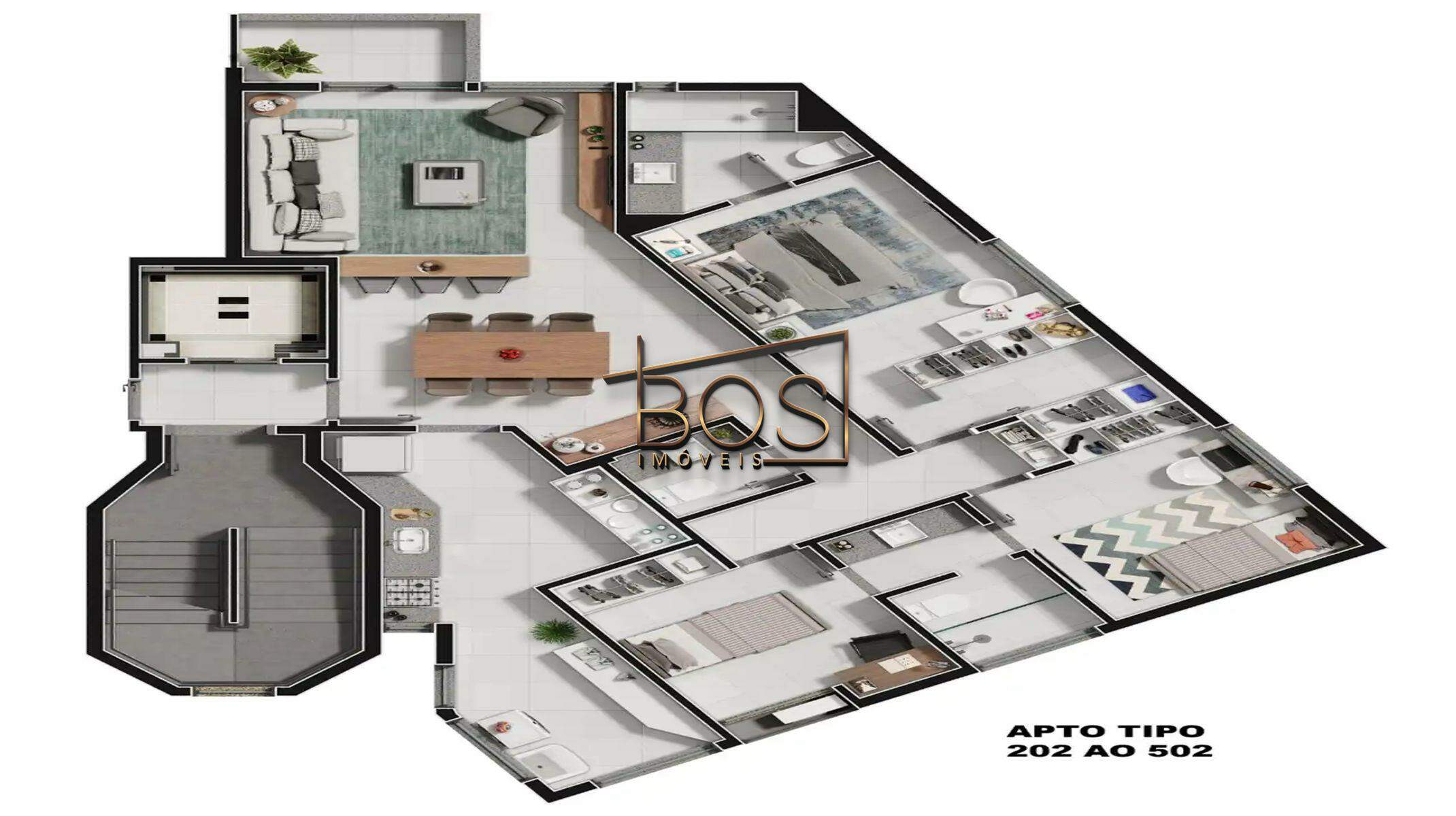 Apartamento, 3 quartos, 101 m² - Foto 7
