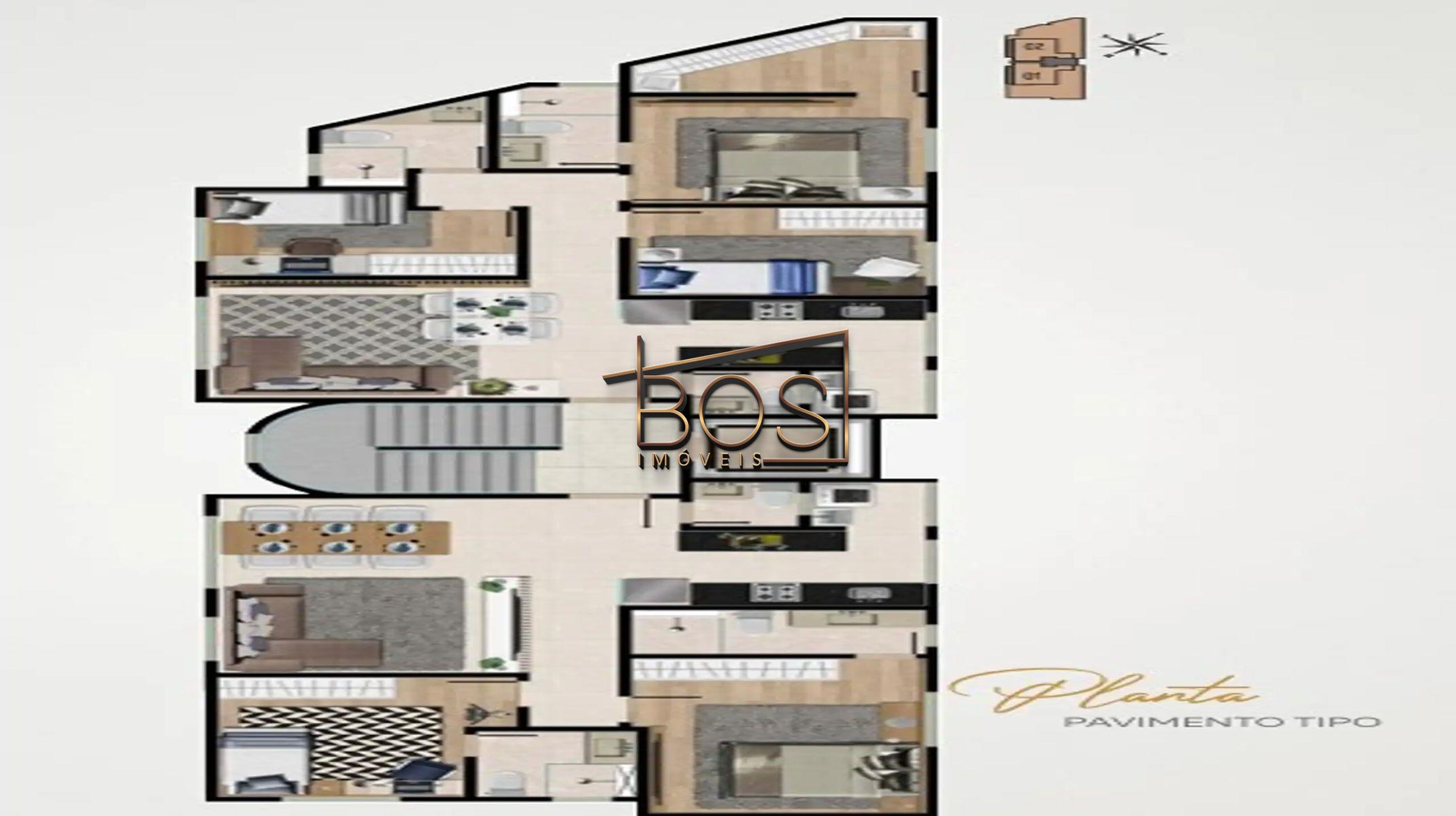 Apartamento, 2 quartos, 66 m² - Foto 2