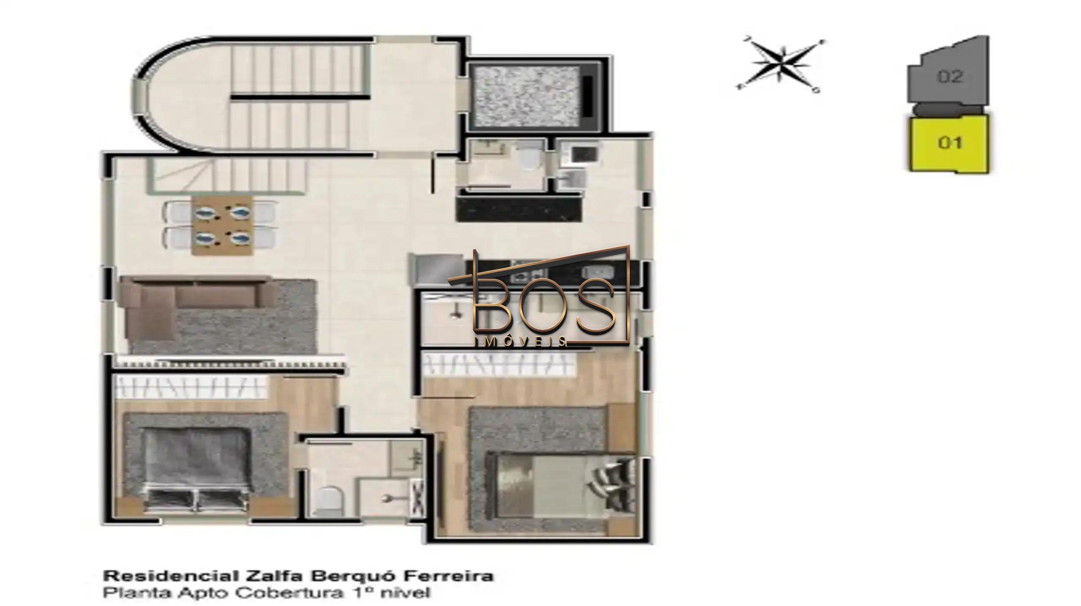 Apartamento, 2 quartos, 66 m² - Foto 9