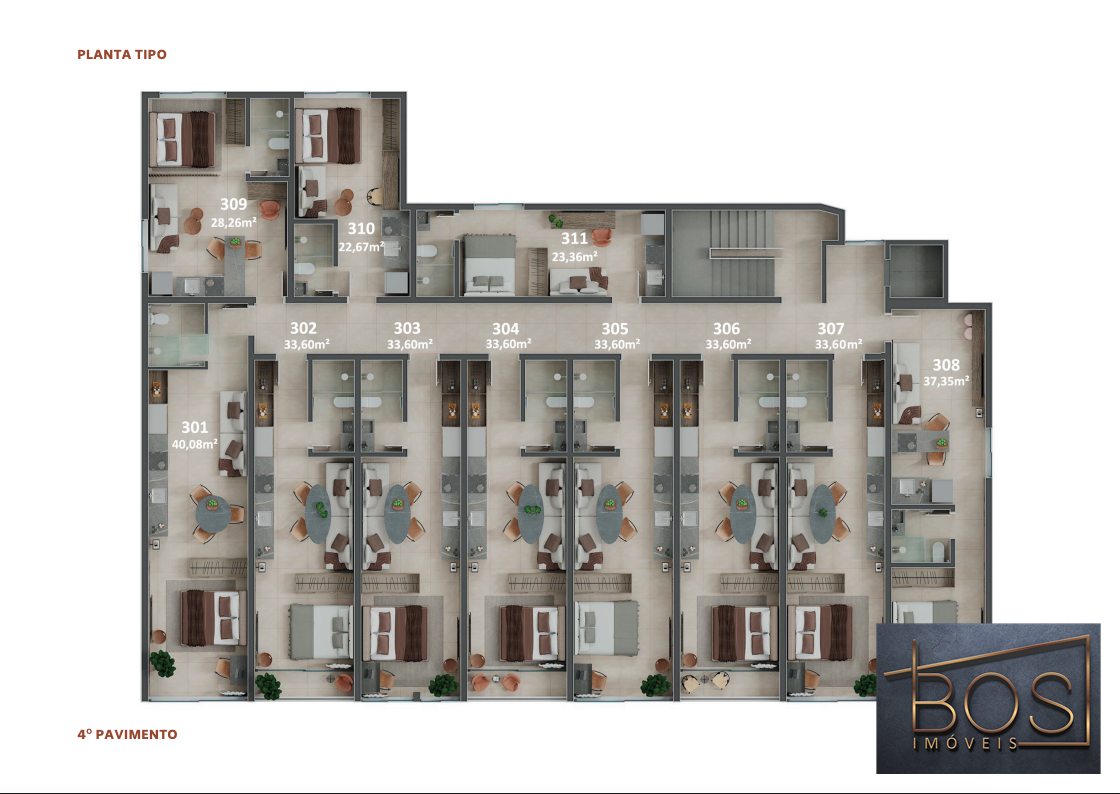 Kitnet-Studio, 37 m² - Foto 4