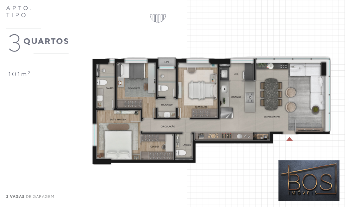 Apartamento, 3 quartos, 101 m² - Foto 17