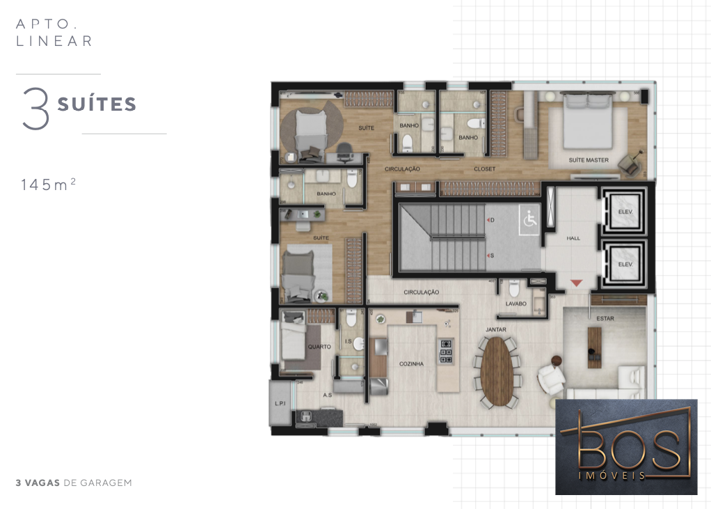 Apartamento, 3 quartos, 101 m² - Foto 15