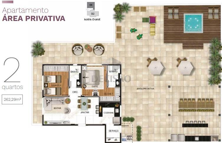 Apartamento 2 Quartos à venda no Buritis: 