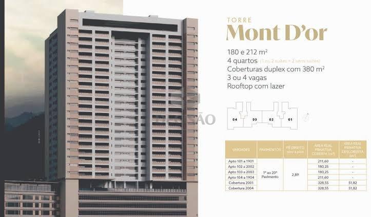 Apartamento 4 Quartos à venda no Vila da Serra: 