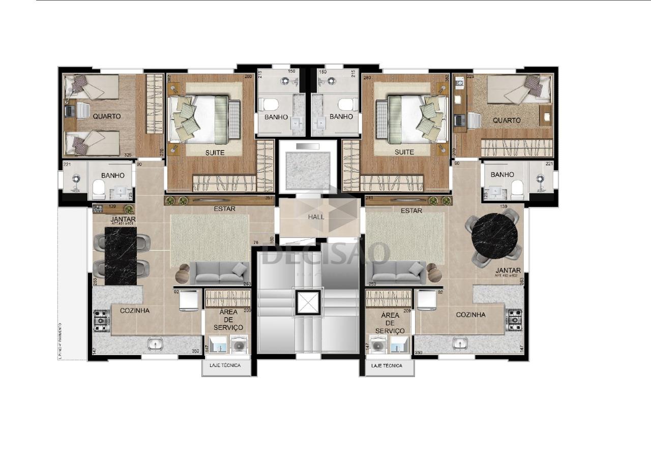 Apartamento 2 Quartos à venda no Santo Antonio: 