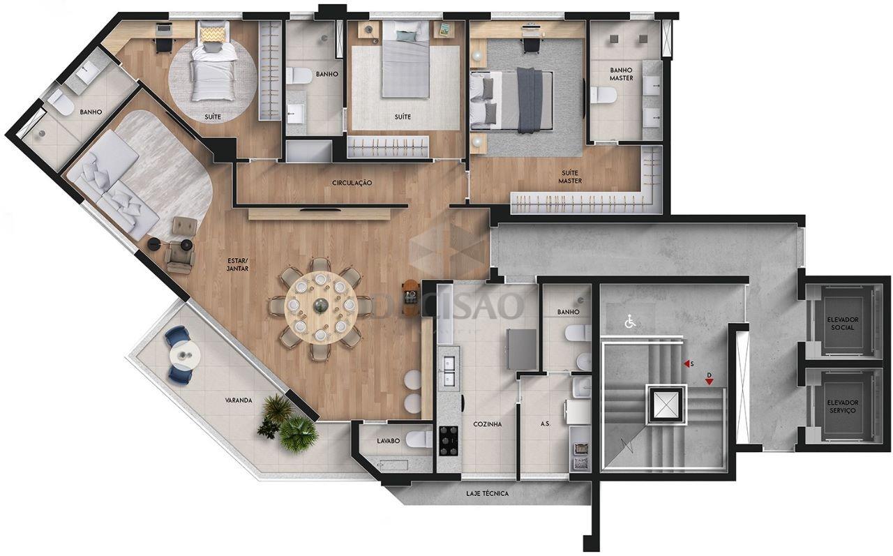 Apartamento 4 Quartos à venda no Funcionarios: 