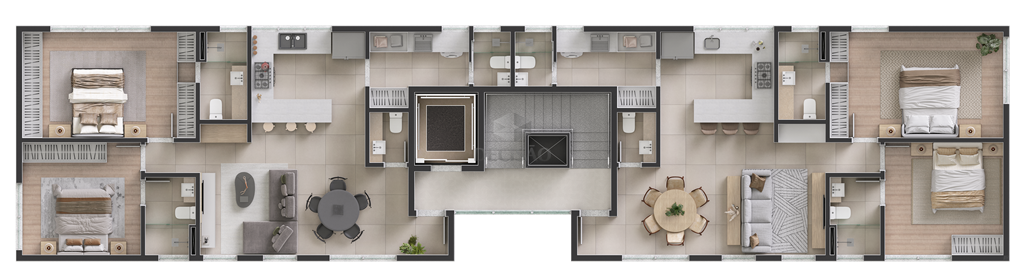 Apartamento 1 Quarto à venda no Gutierrez: 