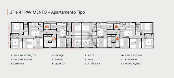 Apartamento 2 Quartos à venda no Cruzeiro: 