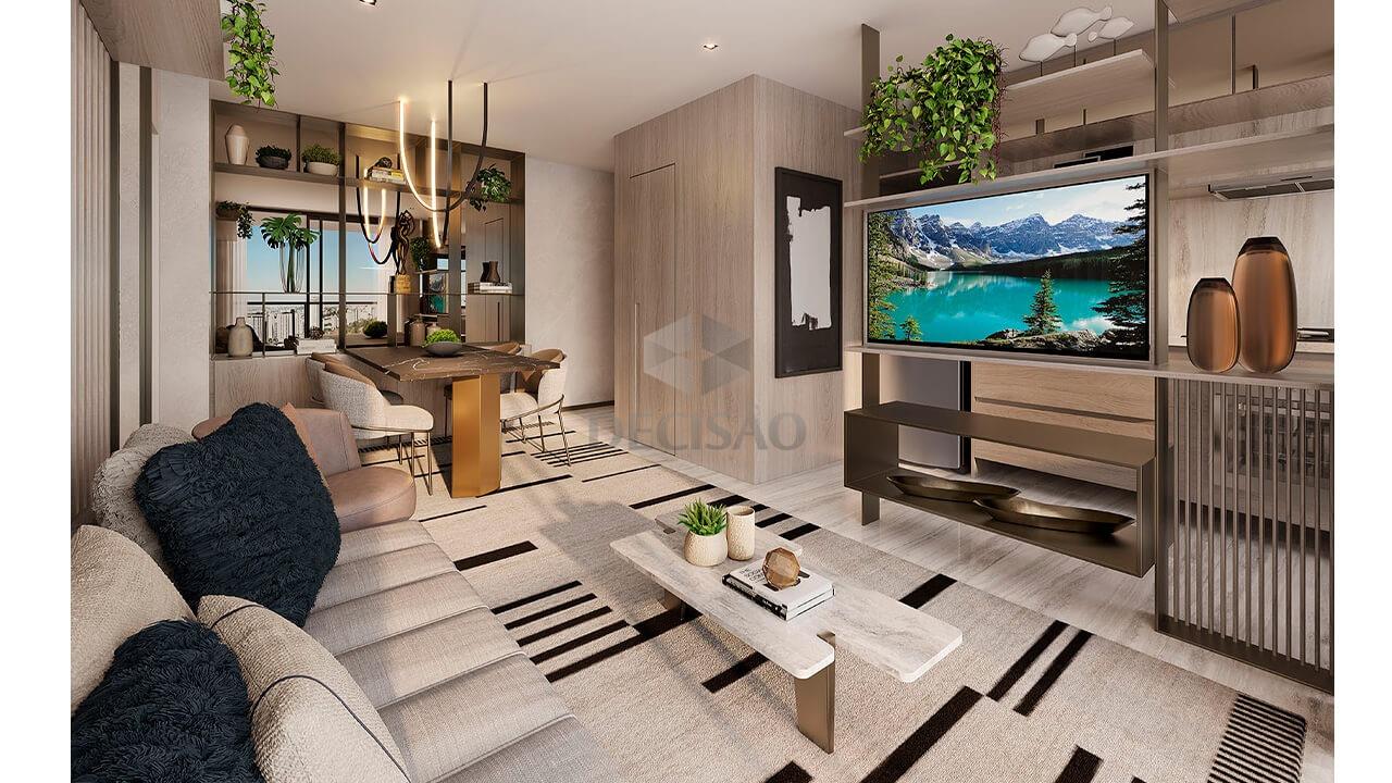 Apartamento 1 Quarto à venda no Vila da Serra: 