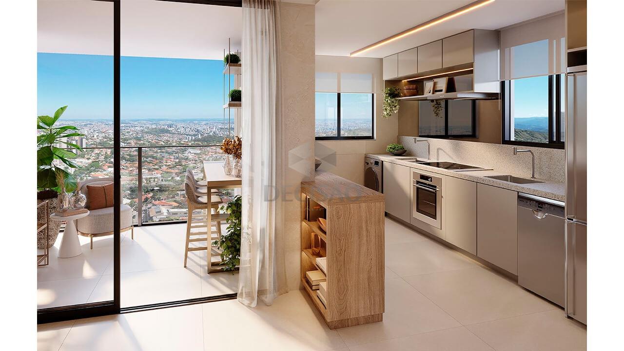 Apartamento 1 Quarto à venda no Vila da Serra: 