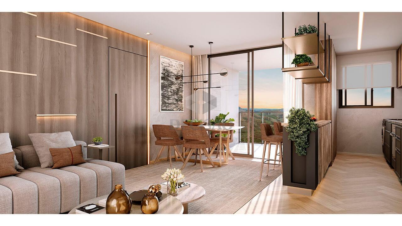 Apartamento 1 Quarto à venda no Vila da Serra: 