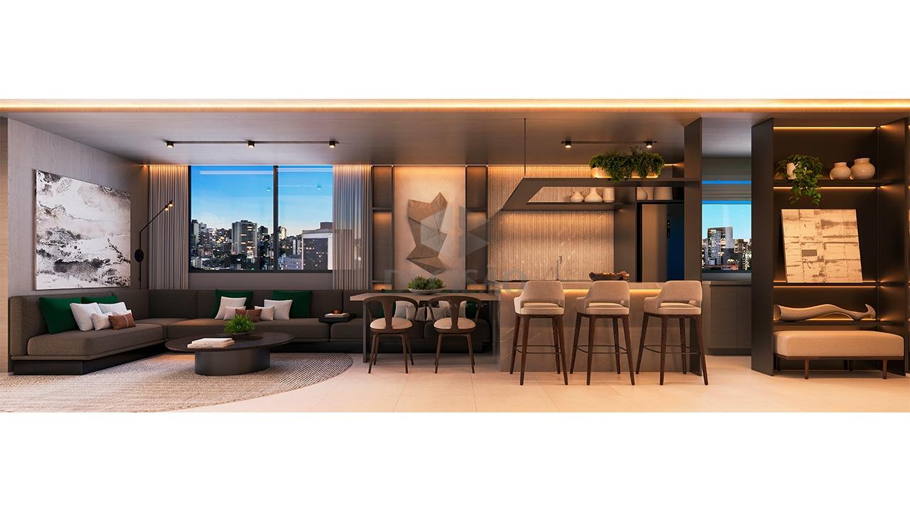 Apartamento 1 Quarto à venda no Savassi: 