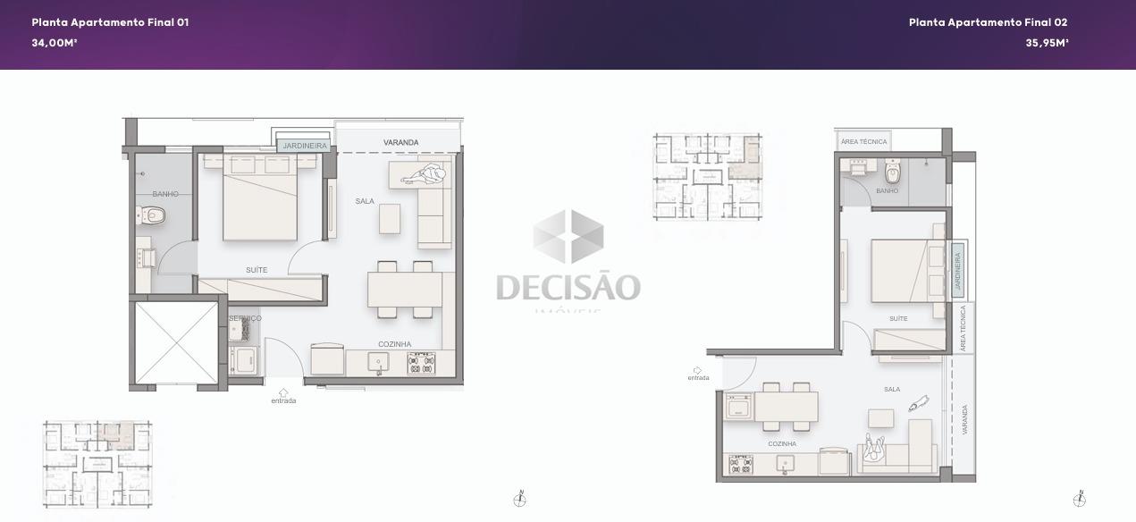 Apartamento 1 Quarto à venda no Nova Granada: 