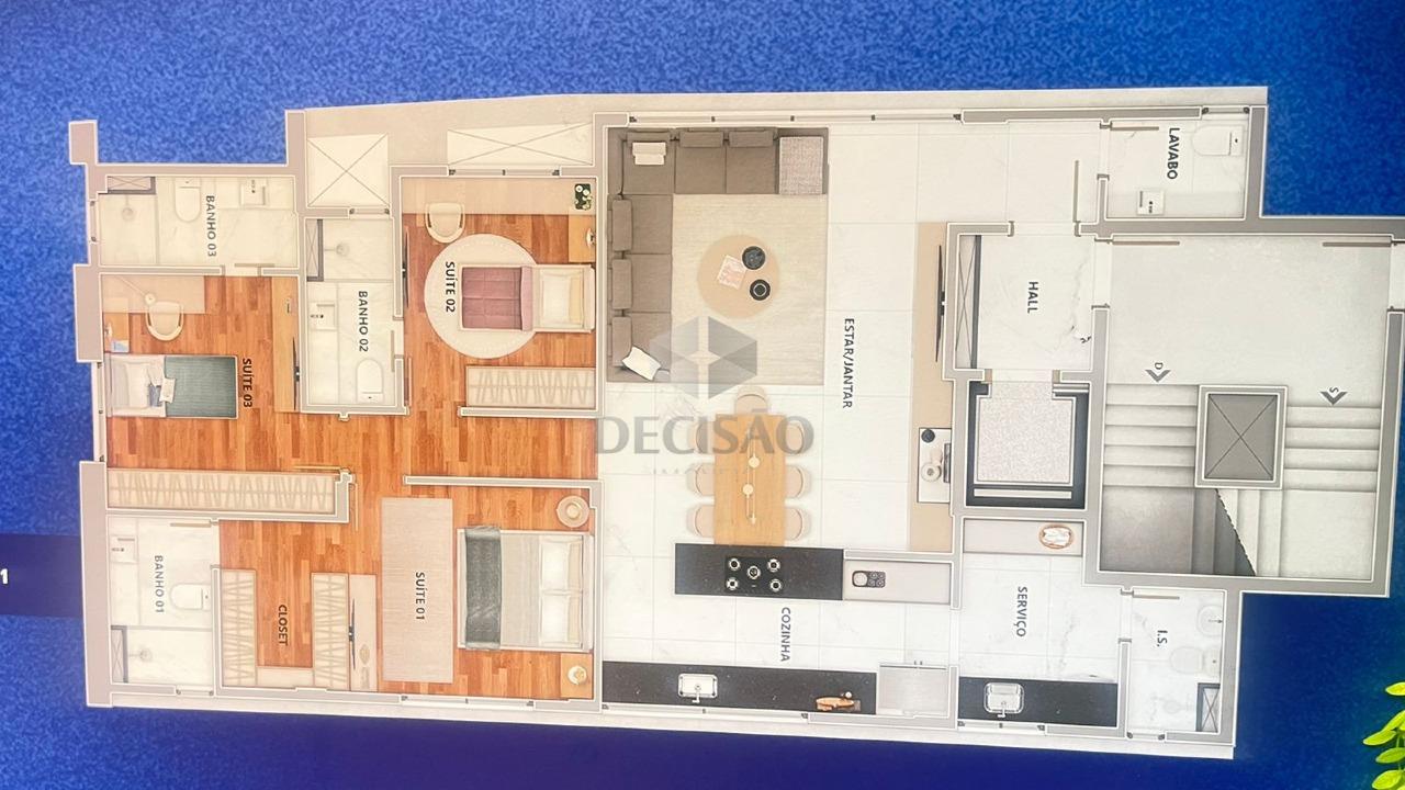 Apartamento 3 Quartos à venda no Savassi: 