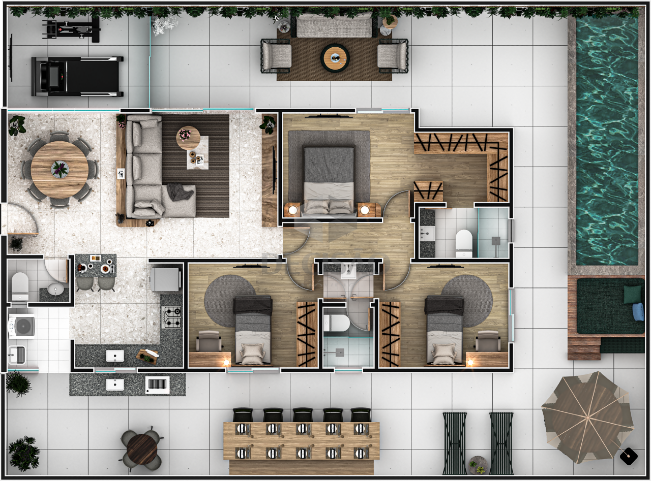 Apartamento 3 Quartos à venda no Padre Eustaquio: 