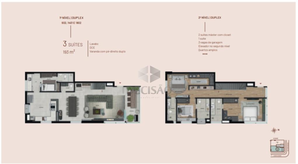 Apartamento 3 Quartos à venda no Lourdes: 
