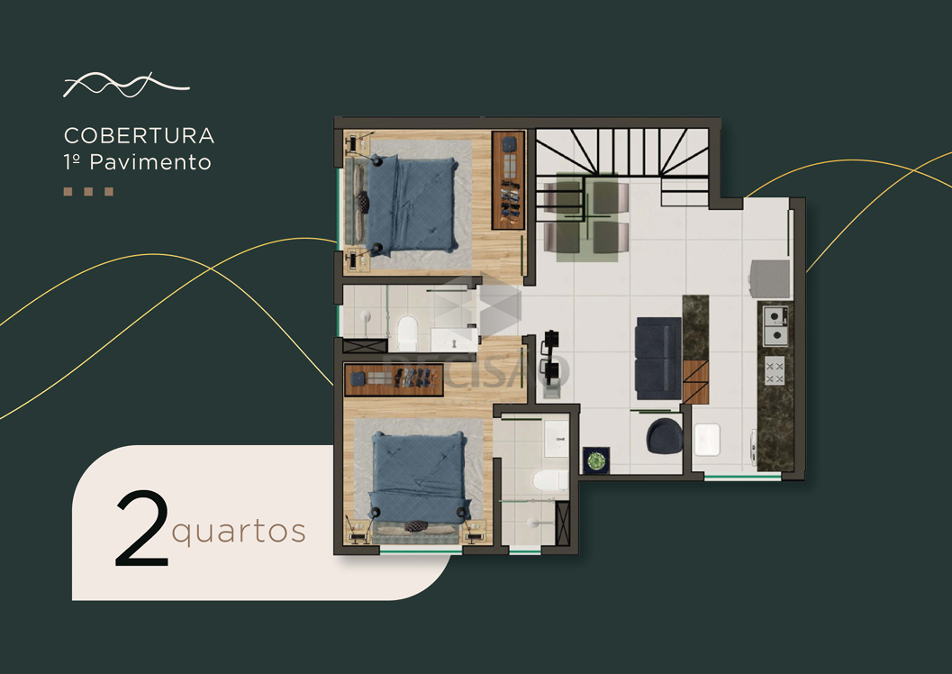 Apartamento 2 Quartos à venda no Serra: 