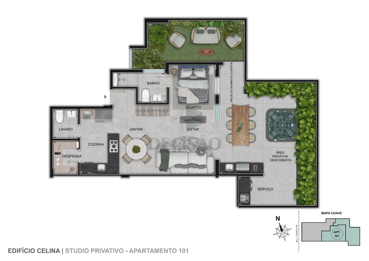 Apartamento 2 Quartos à venda no Funcionarios: 