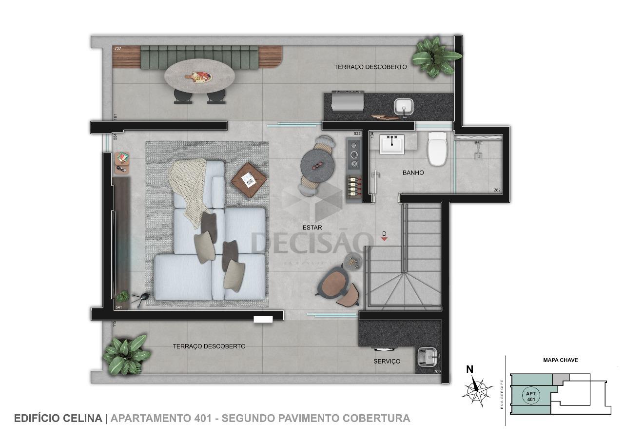 Apartamento 3 Quartos à venda no Funcionarios: 