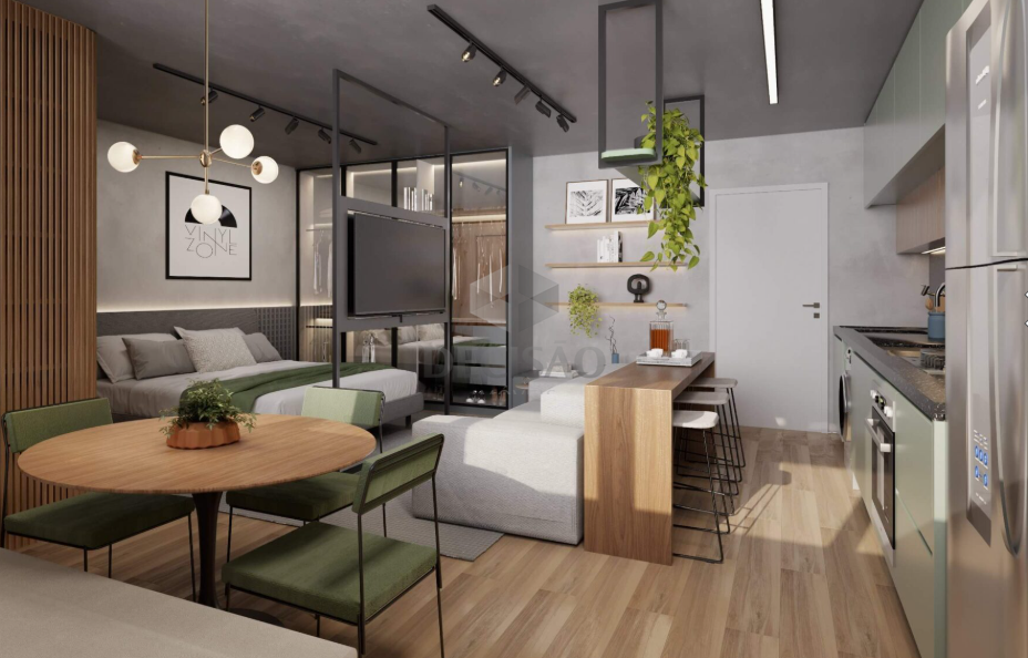 Apartamento 1 Quarto à venda no Lourdes: 