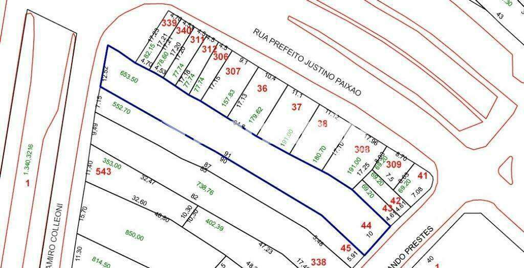 Terreno à venda no Centro: 