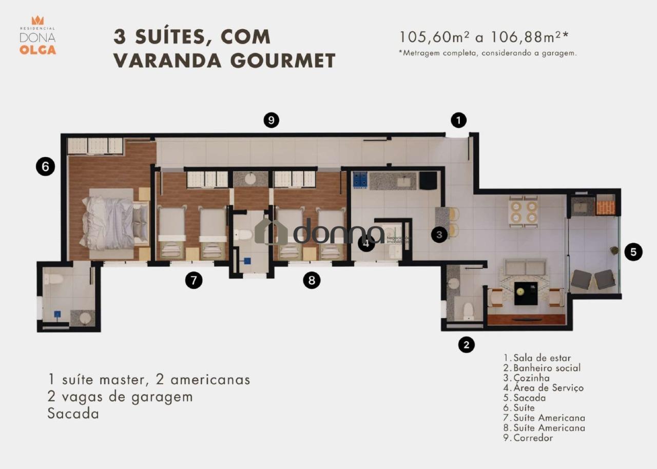 Apartamento à venda no Santa Maria: 