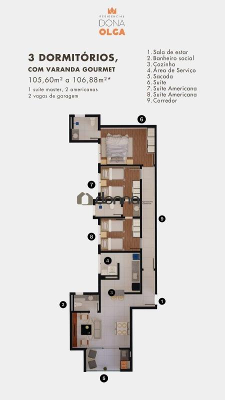 Apartamento à venda no Santa Maria: 