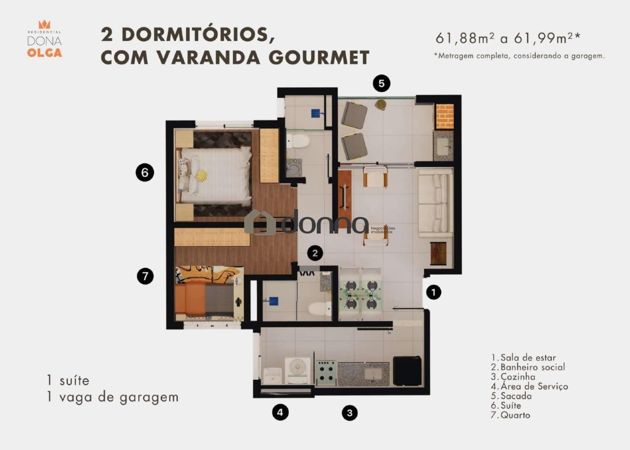 Apartamento à venda no Santa Maria: 