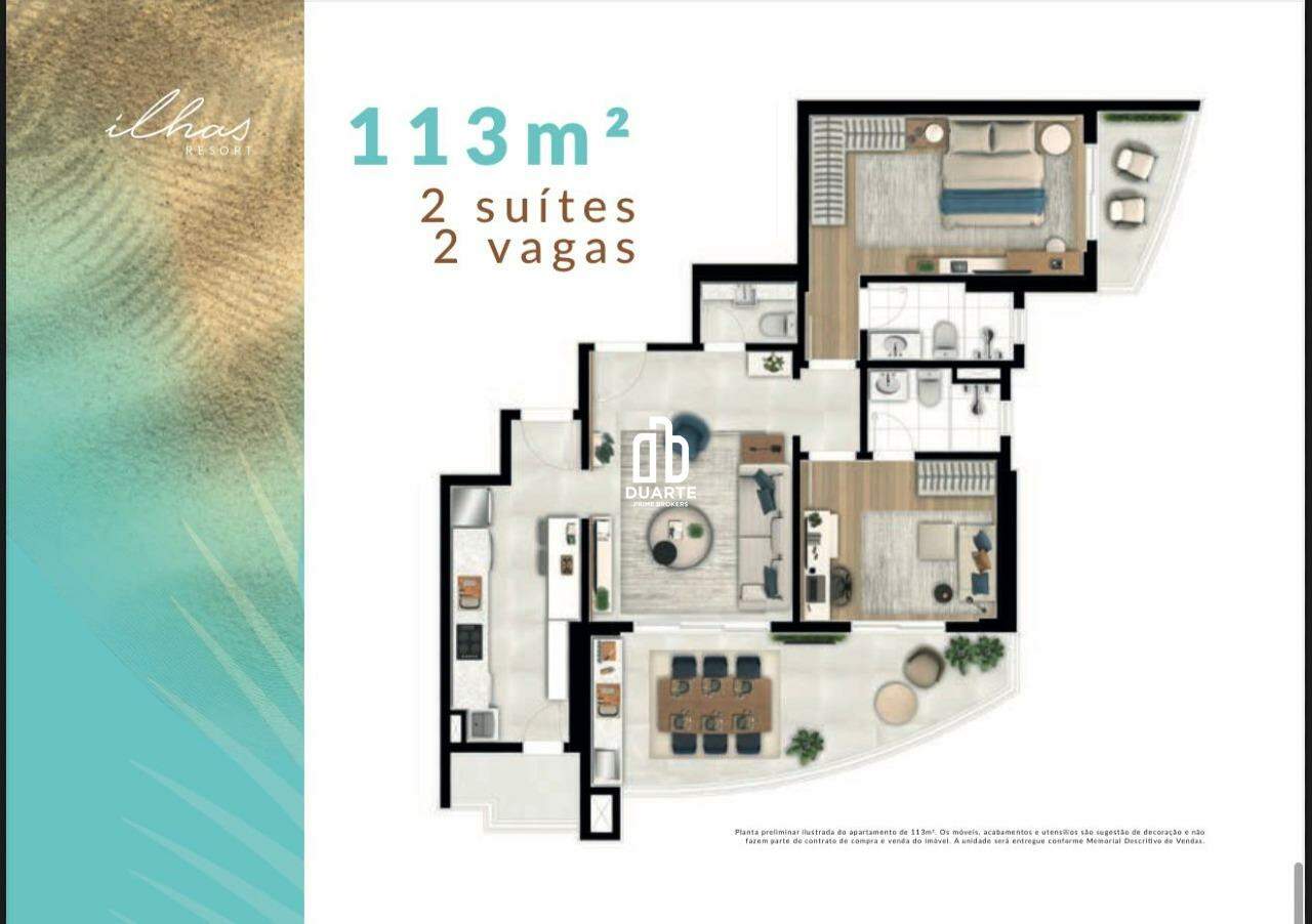 Apartamento à venda no PONTA DA PRAIA: 