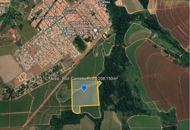 Área à venda no Campestre: 