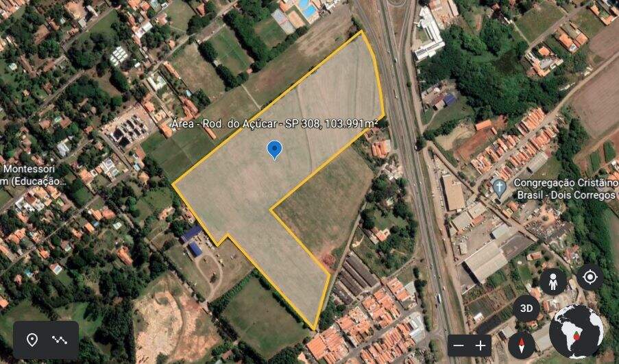 Área à venda no Dois Córregos: 