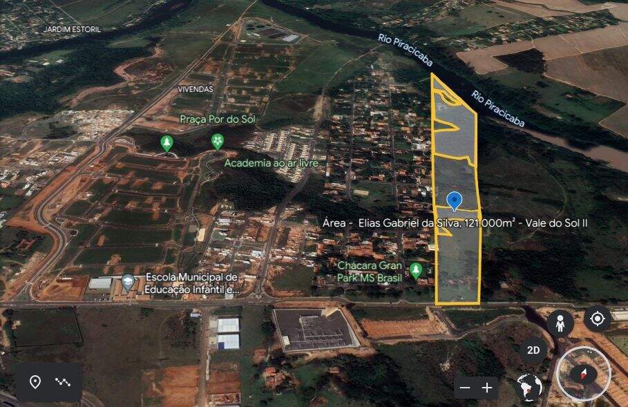 Área à venda no Vale do Sol: 