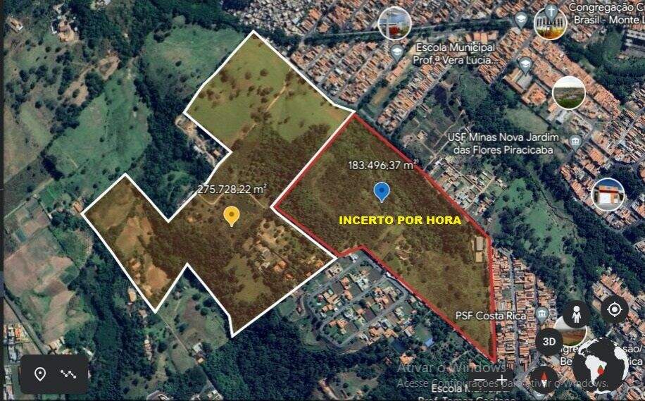 Área à venda no Campestre: 
