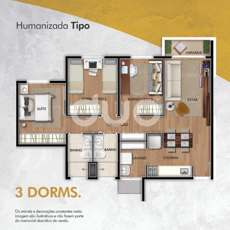 Apartamento à venda no Jardim Brasília: 