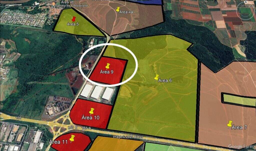 Área à venda no Unileste: 