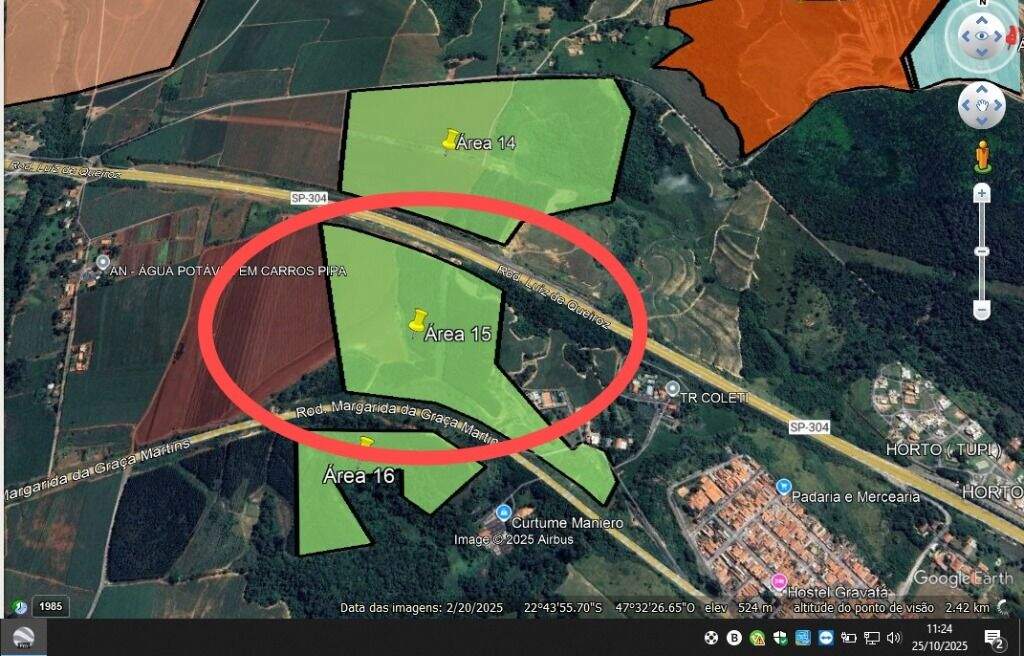 Área à venda no Horto ( Tupi ): 